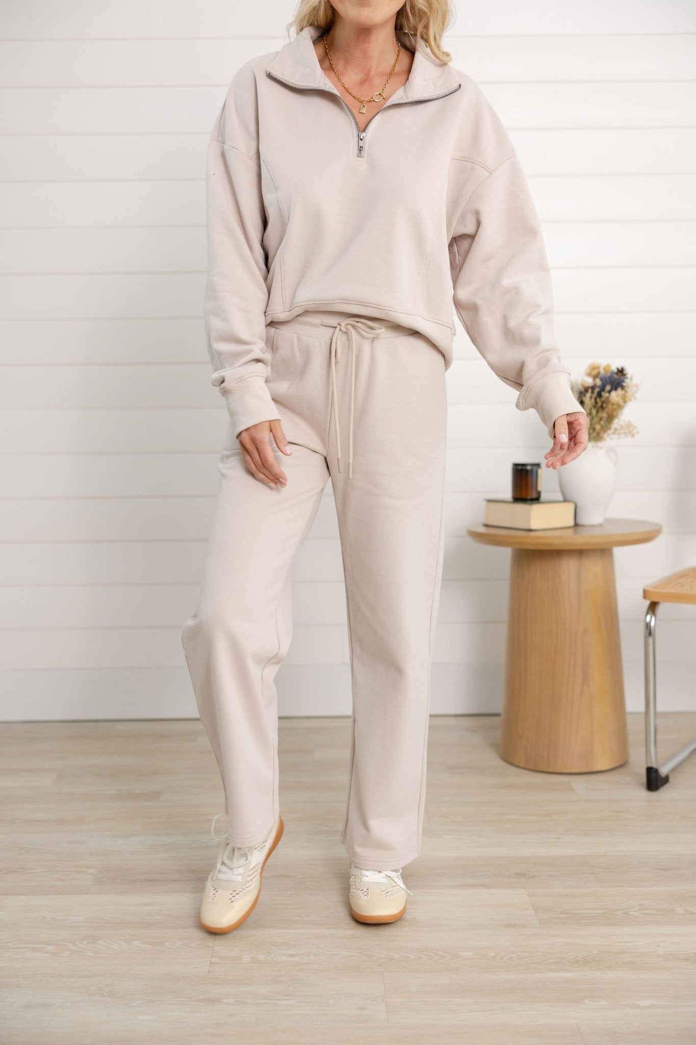 Mac And Me Straight Leg Athleisure Pants - Mainstream Boutique
