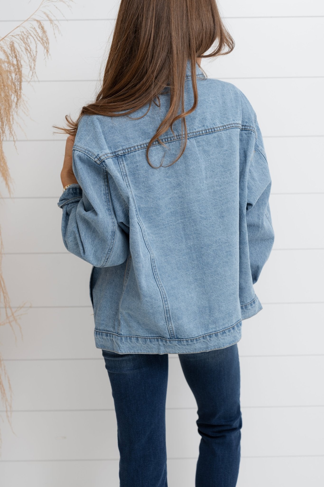 Boyfriend Denim Jacket - Mainstream Boutique
