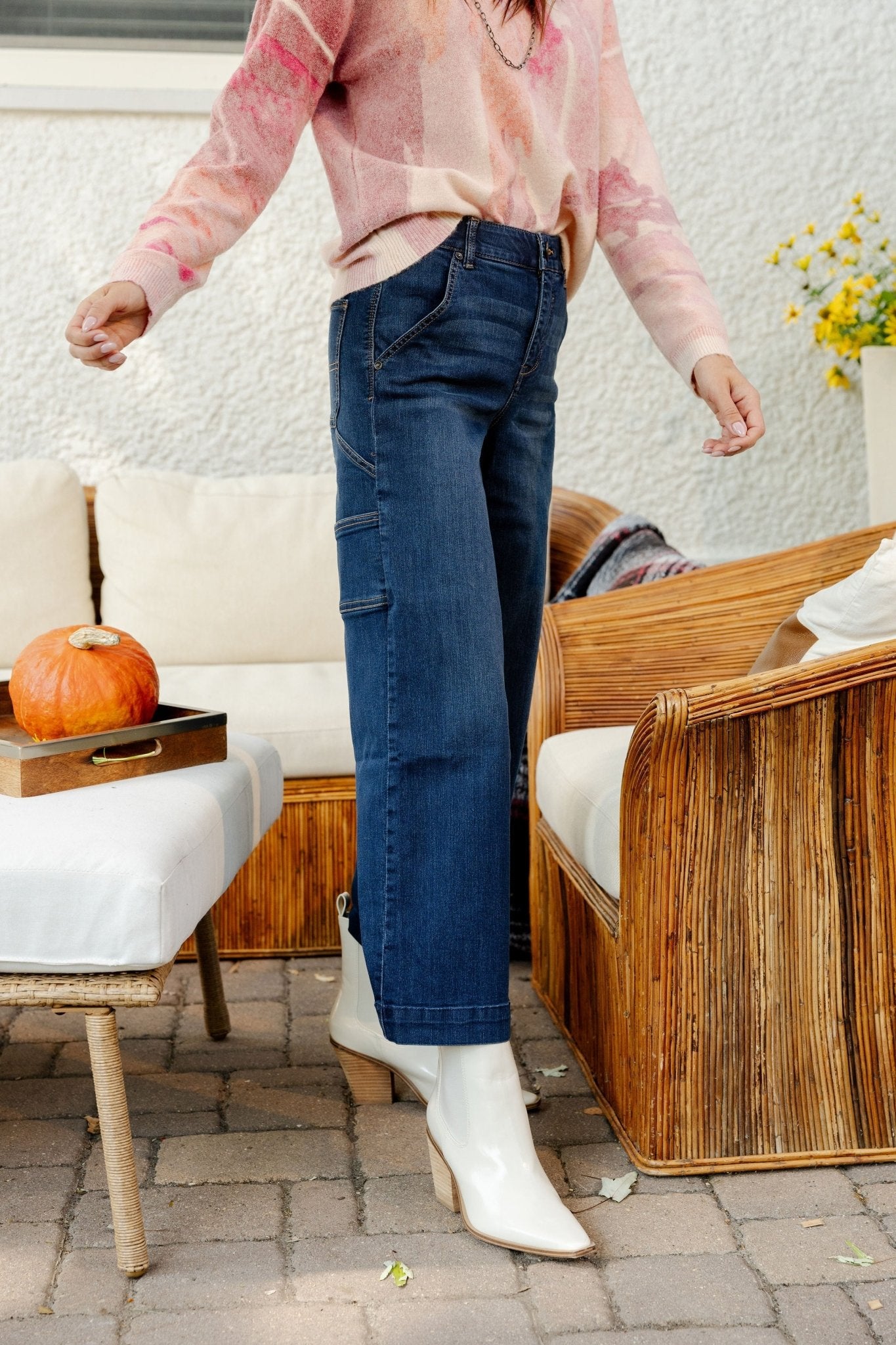 High Rise Carpenter Wide Leg - Mainstream Boutique