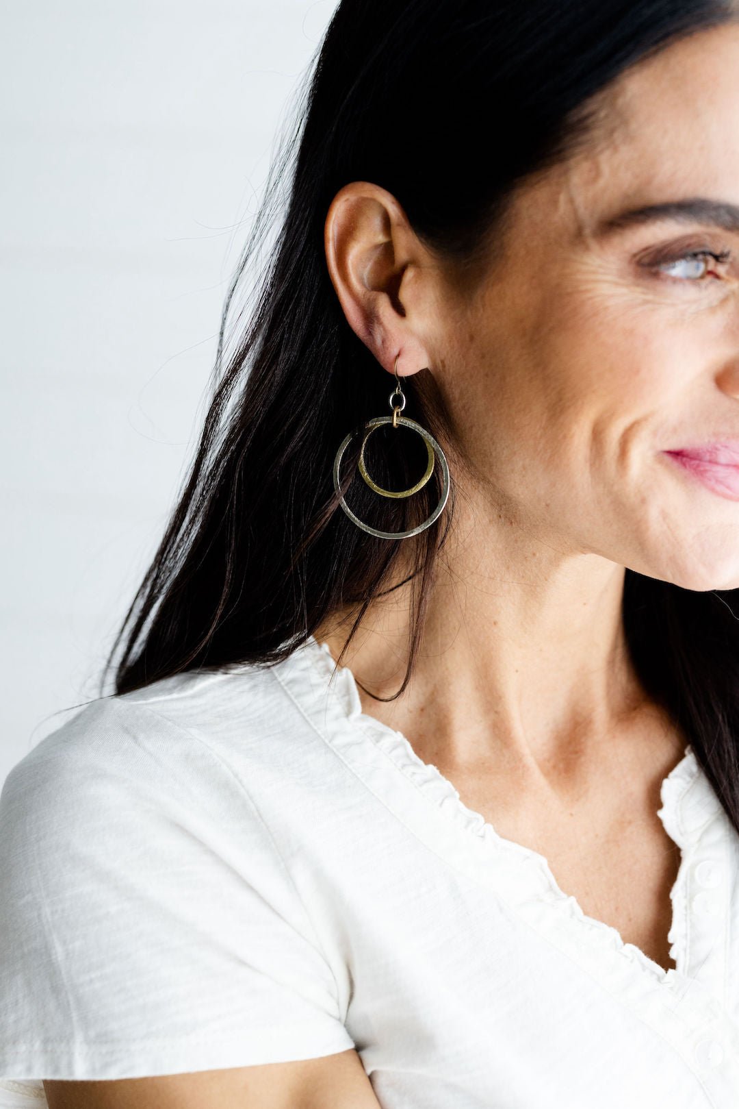 Double Hoop Earring - Mainstream Boutique