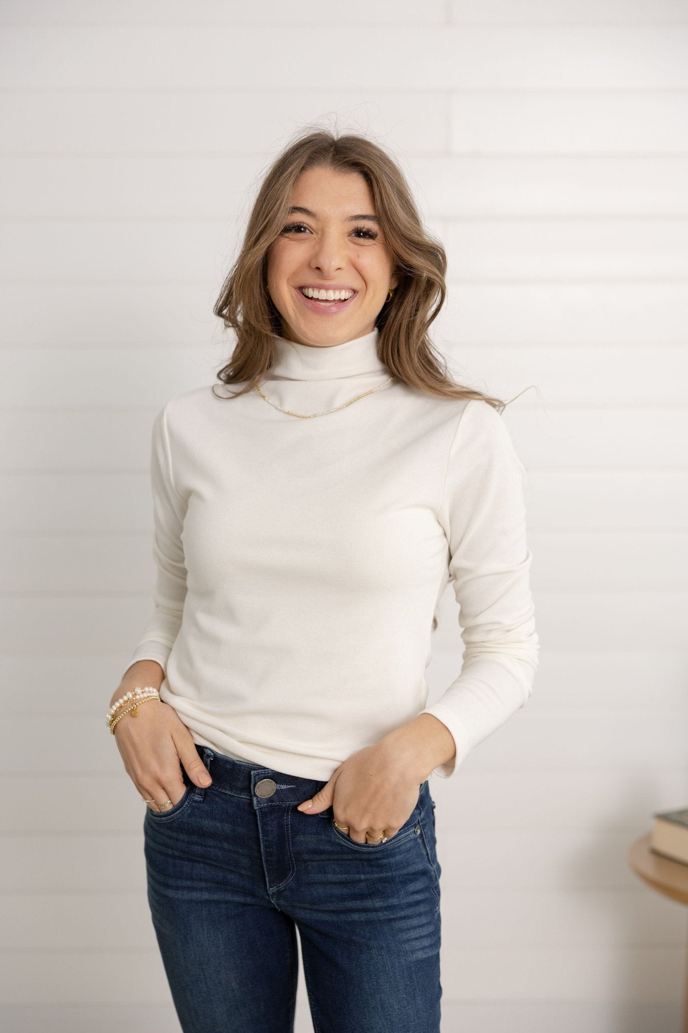 Lurex Fleck Long Sleeve Top - Mainstream Boutique
