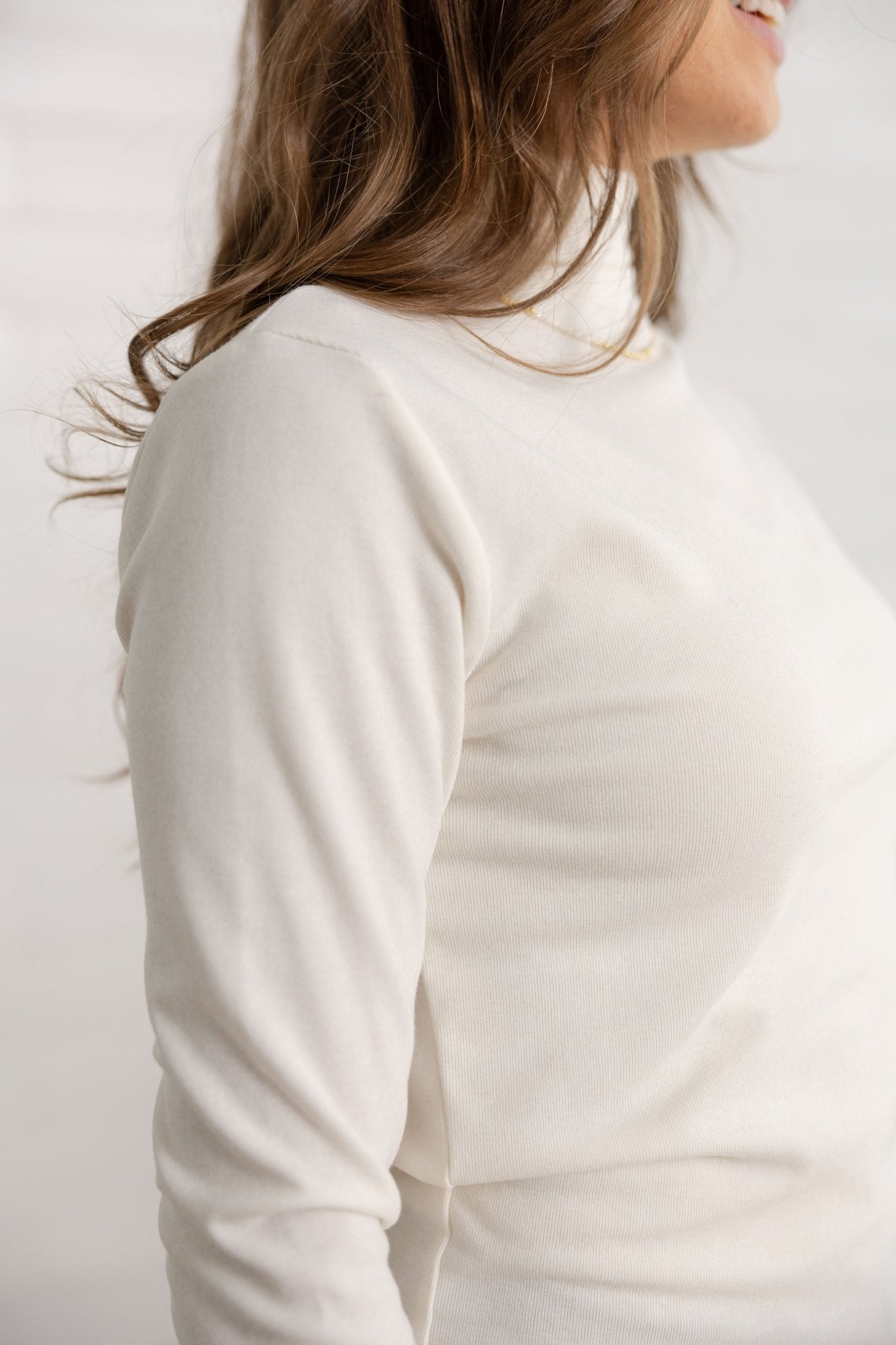 Lurex Fleck Long Sleeve Top - Mainstream Boutique