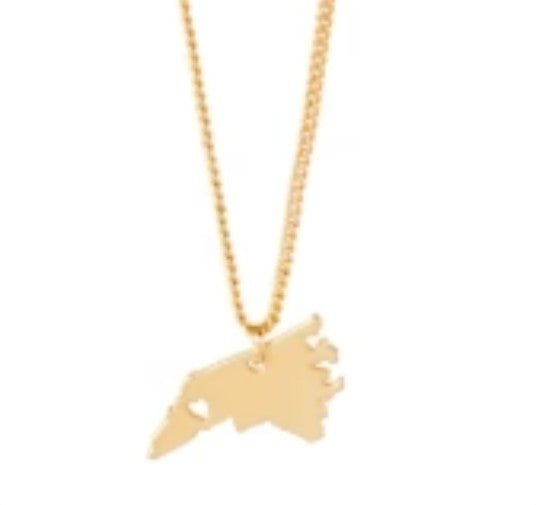 NC Has My Heart Necklace - Mainstream Boutique