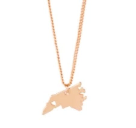 NC Has My Heart Necklace - Mainstream Boutique