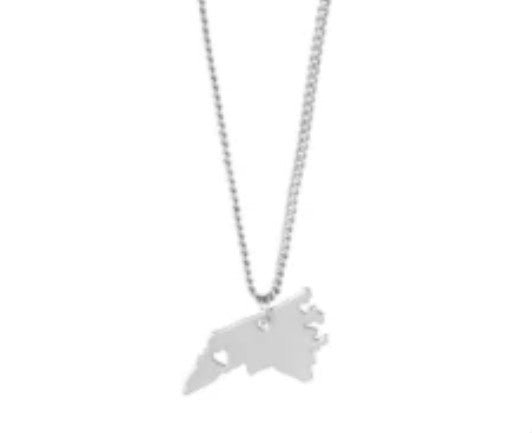 NC Has My Heart Necklace - Mainstream Boutique