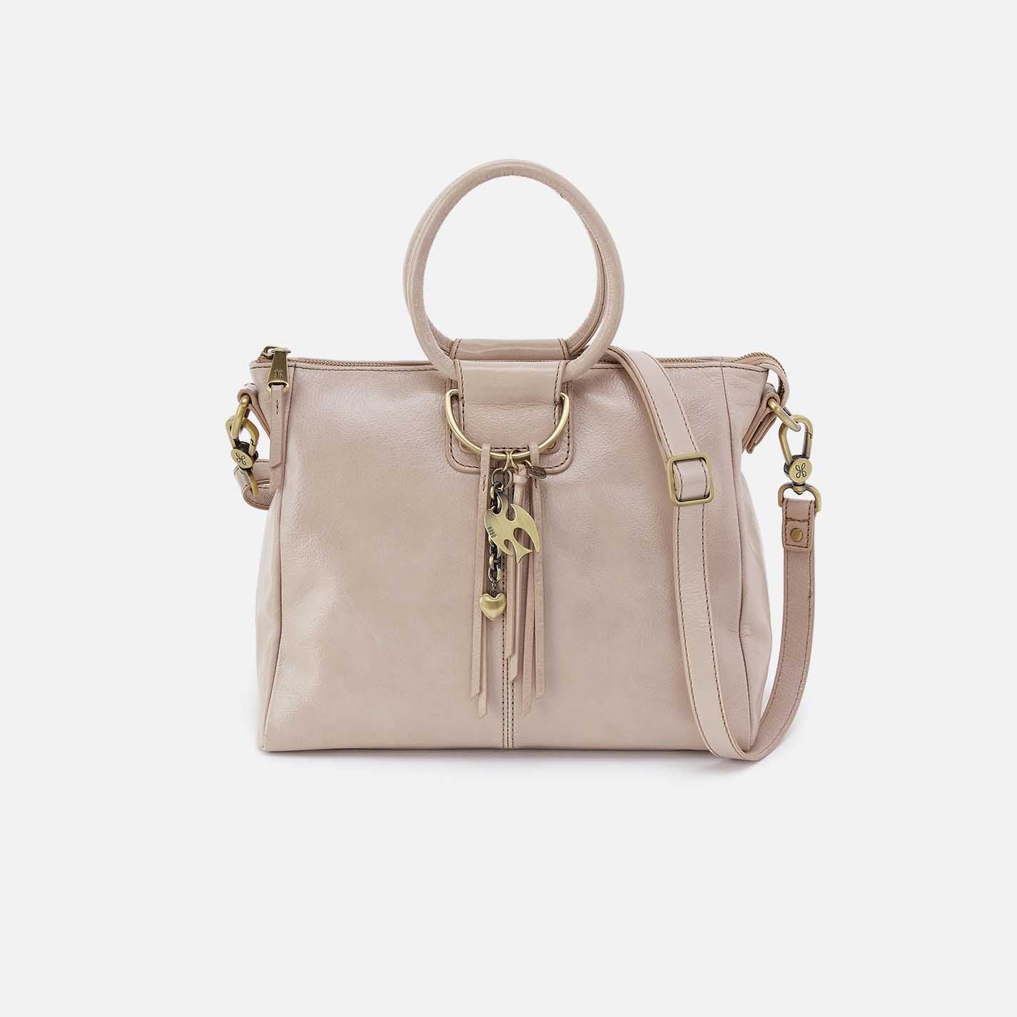 HOBO Sheila Medium Satchel - Stone Gloss - Mainstream Boutique