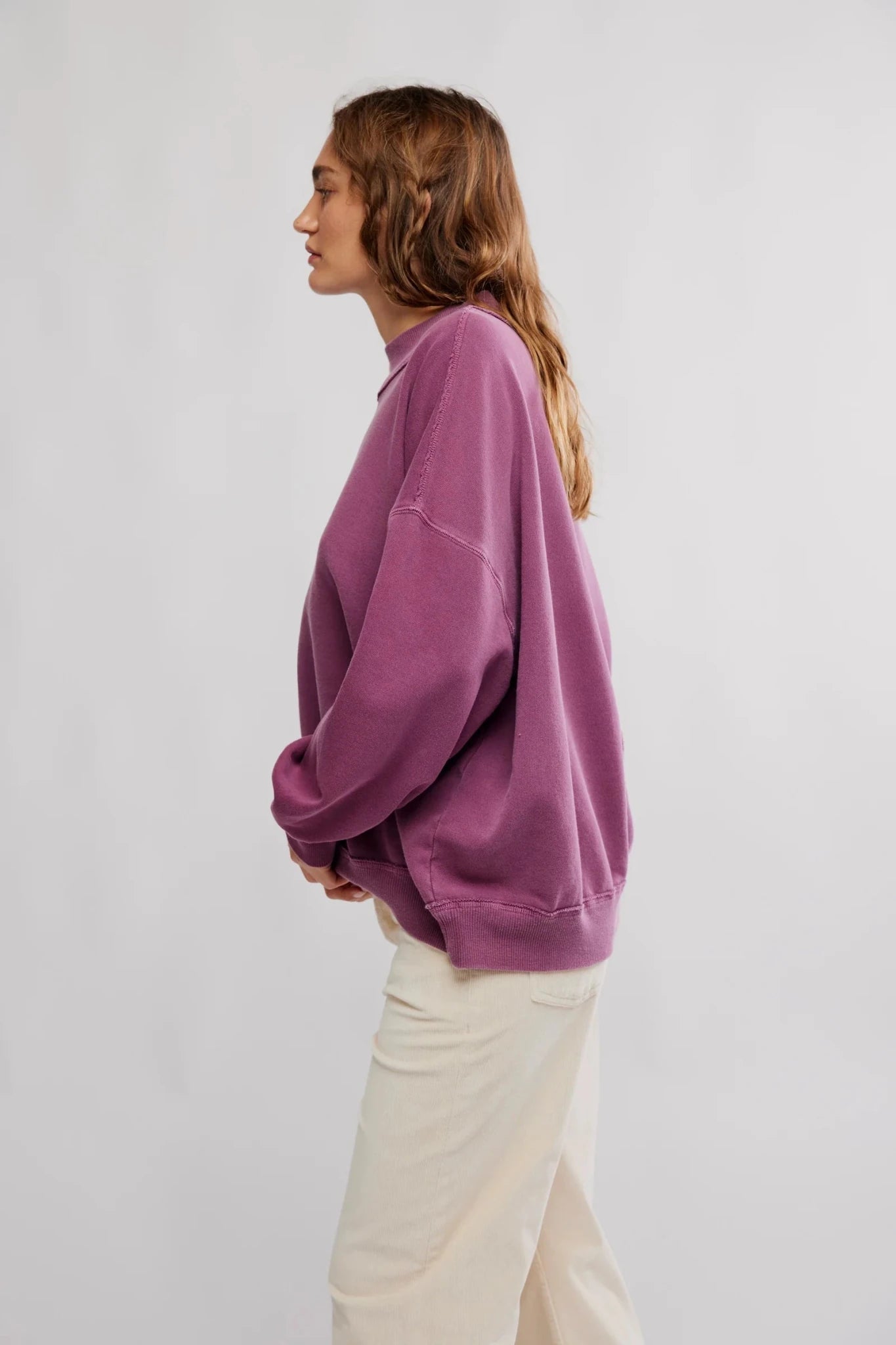 Free People Palm Springs Pullover - Damson - Mainstream Boutique