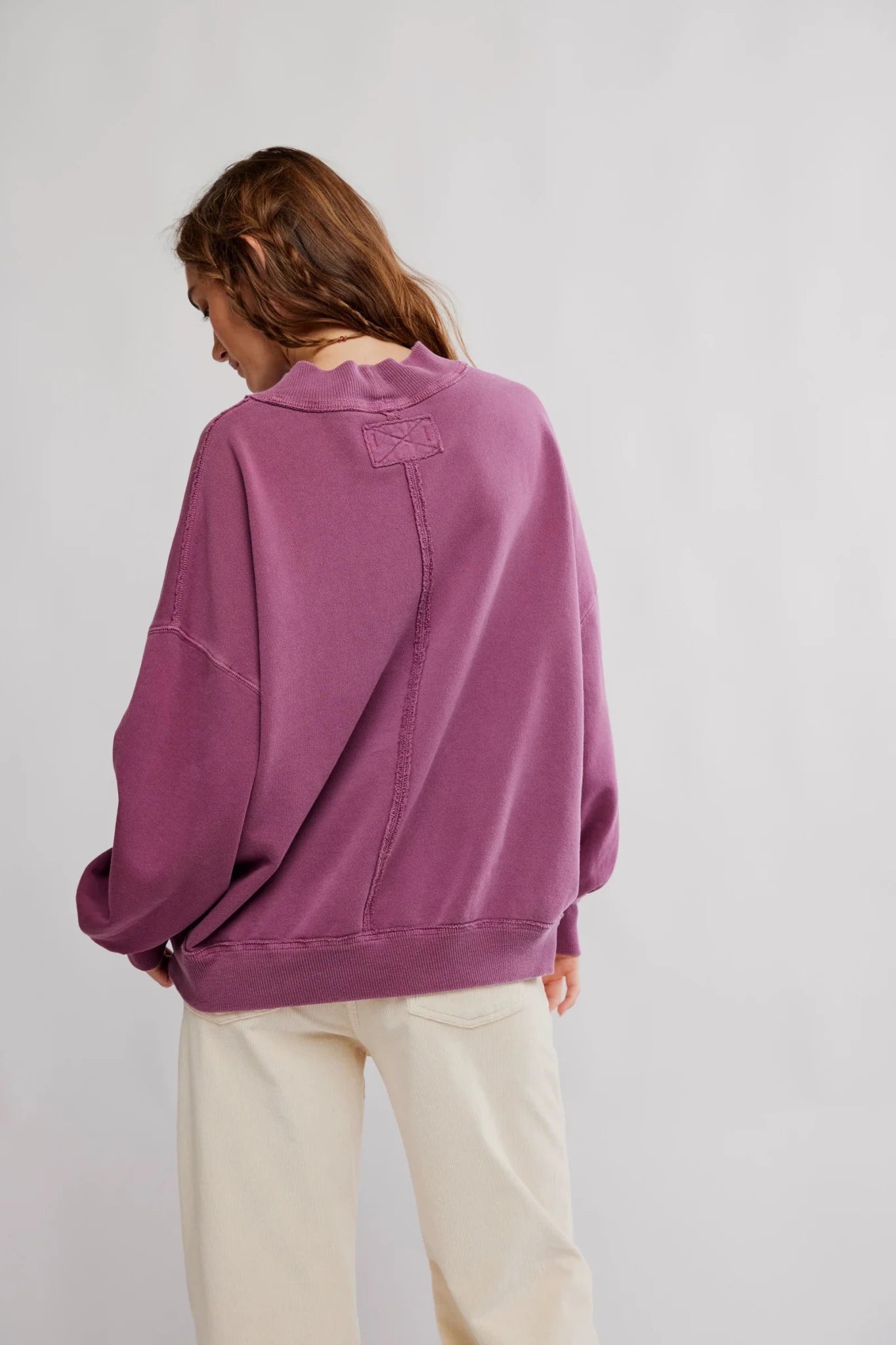 Free People Palm Springs Pullover - Damson - Mainstream Boutique
