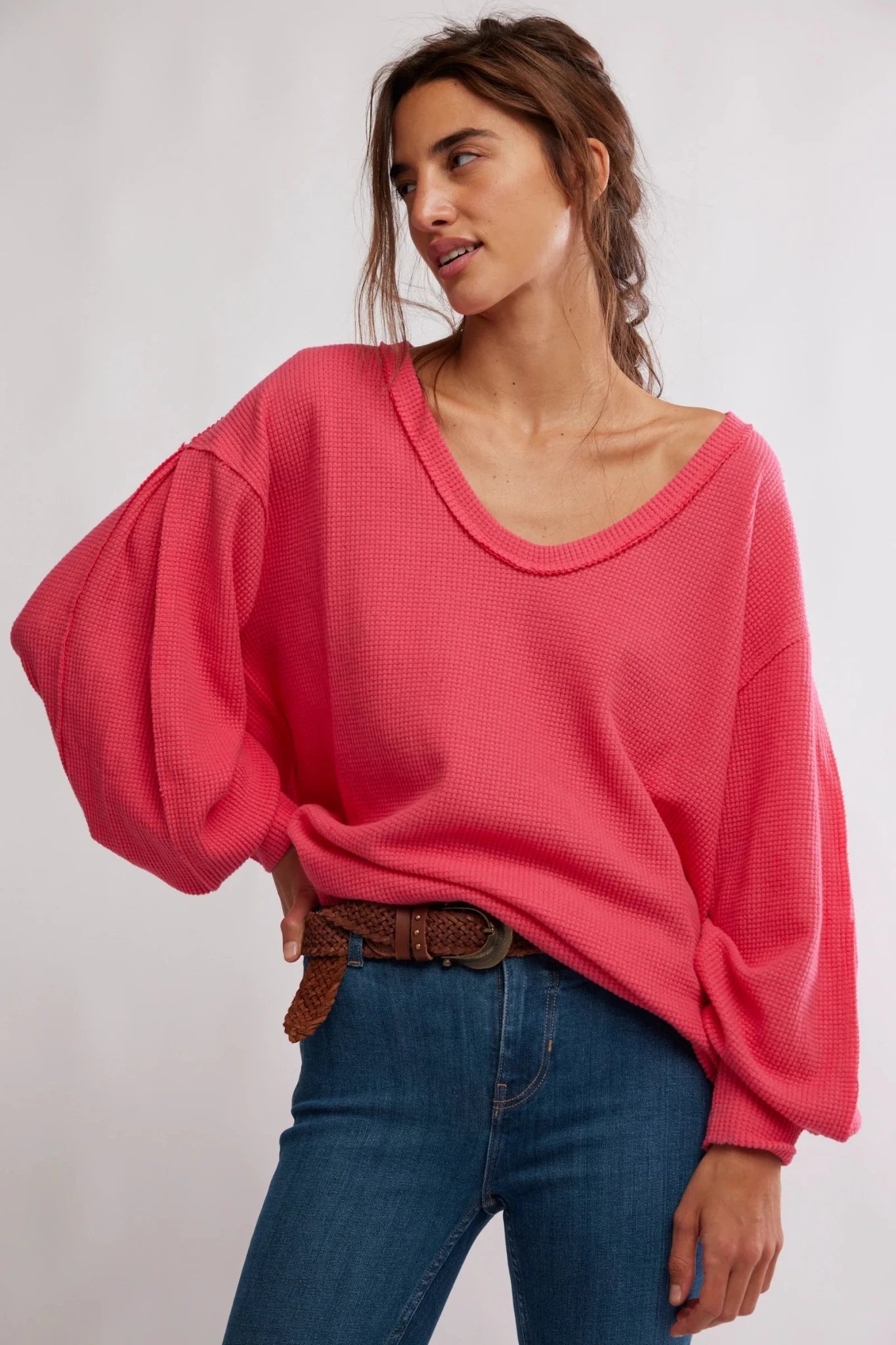 Free People Coast 2 Coast Thermal - Rouged Cheeks - Mainstream Boutique