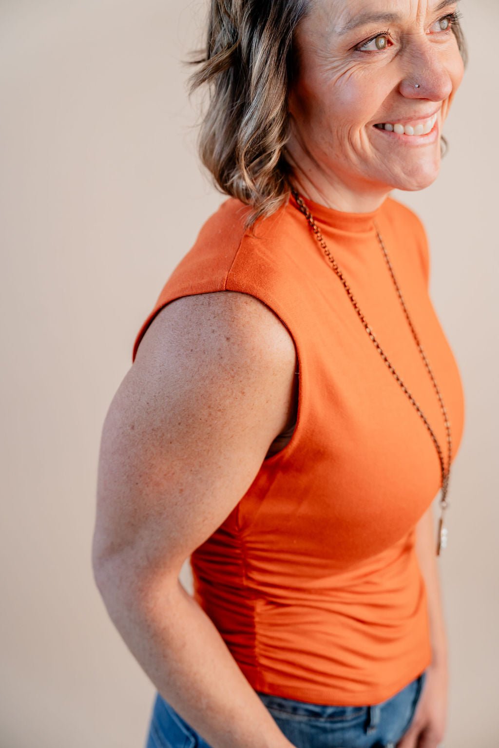 Rayon Spandex Kyle Top - Mainstream Boutique
