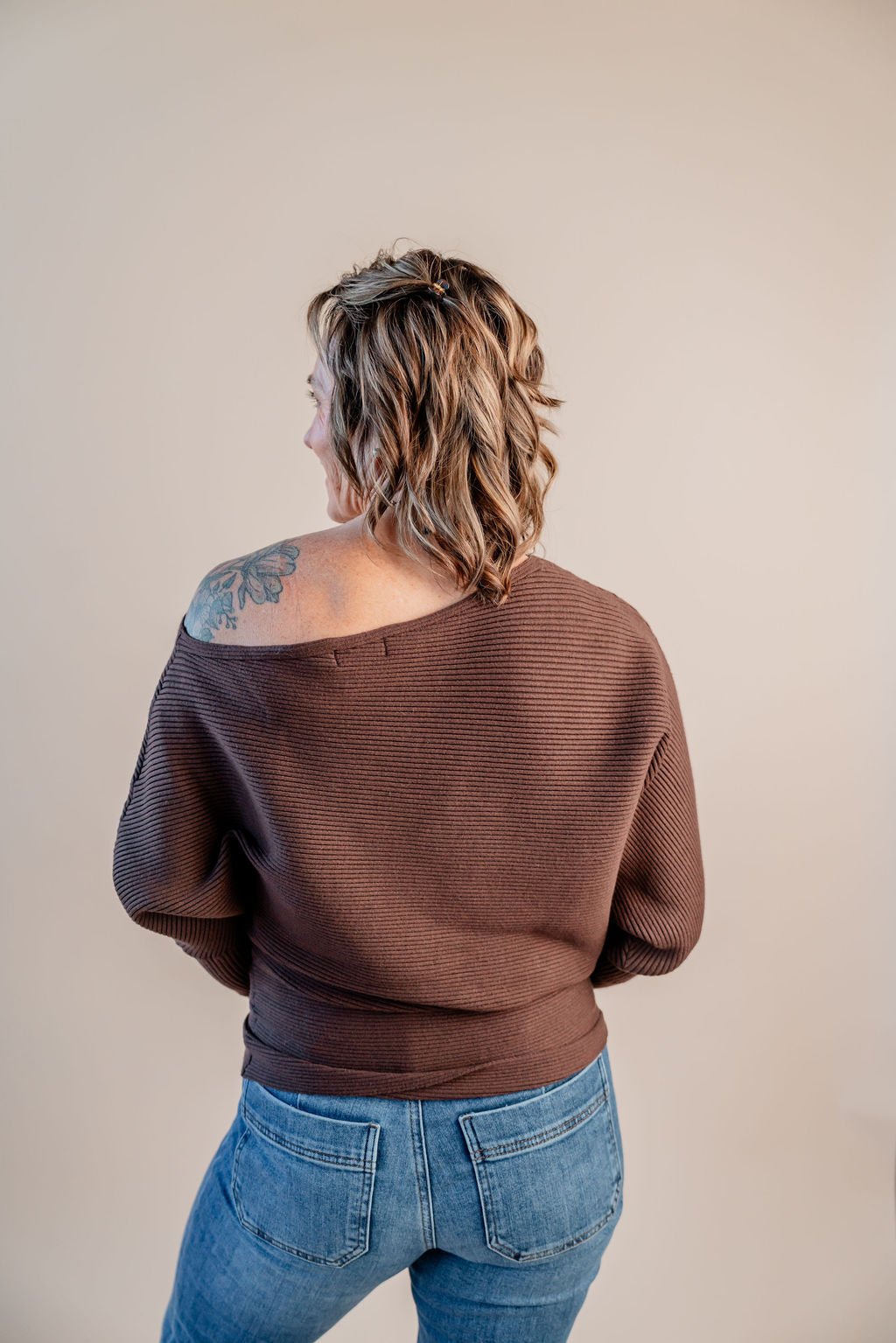 Off The Shoulder Sweater - Mainstream Boutique