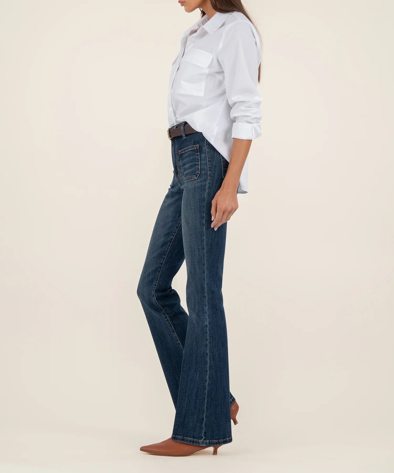 Ana Flare W/ Patch Pockets Jean - Mainstream Boutique