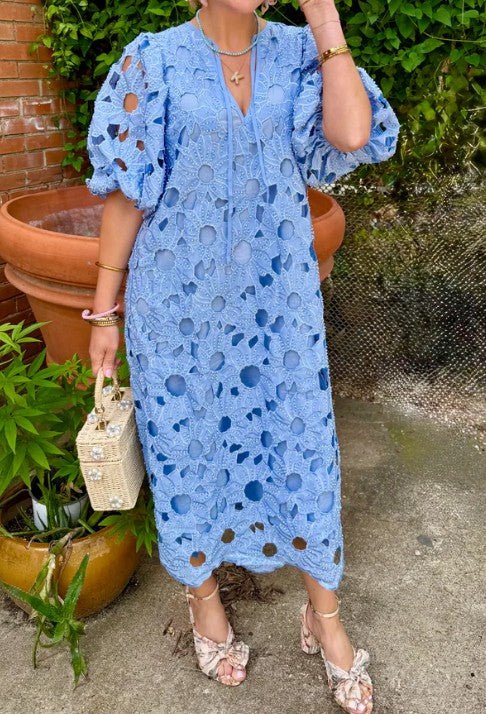 Pamela Poppy Lace Maxi - Mainstream Boutique