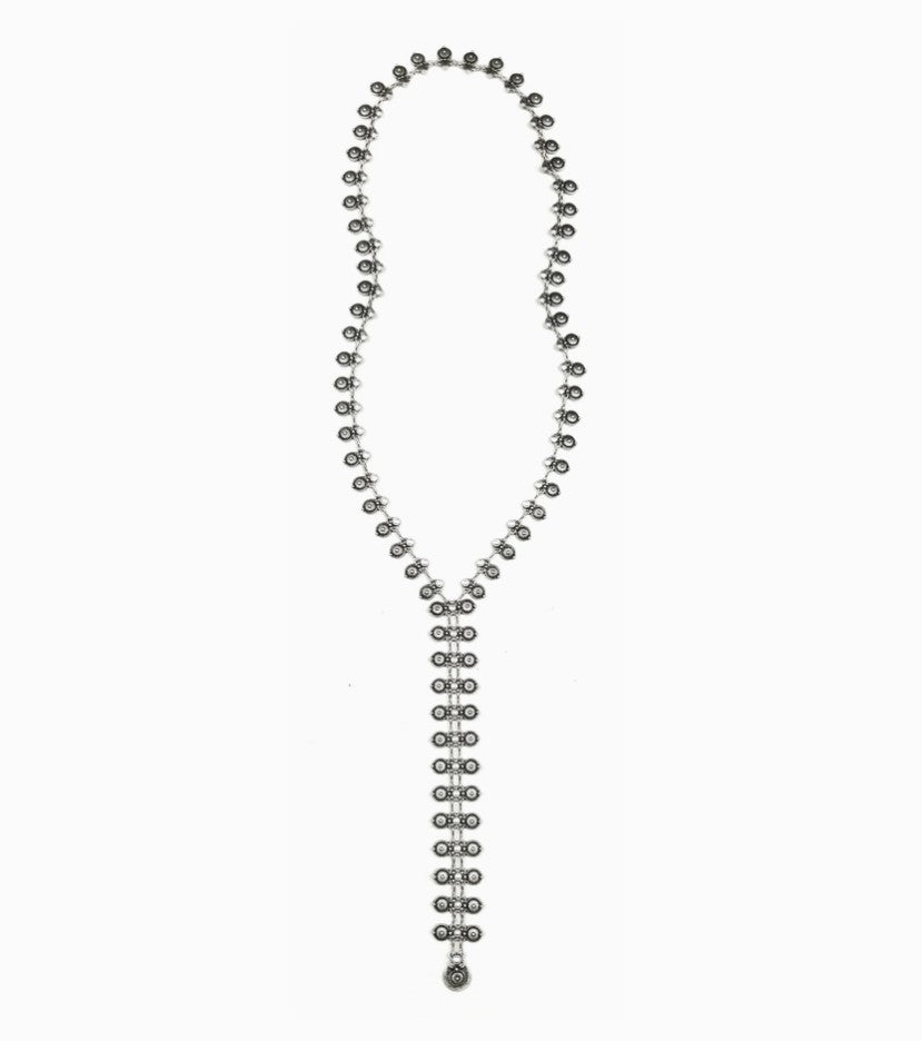 Silver Cascade Y Necklace - Mainstream Boutique