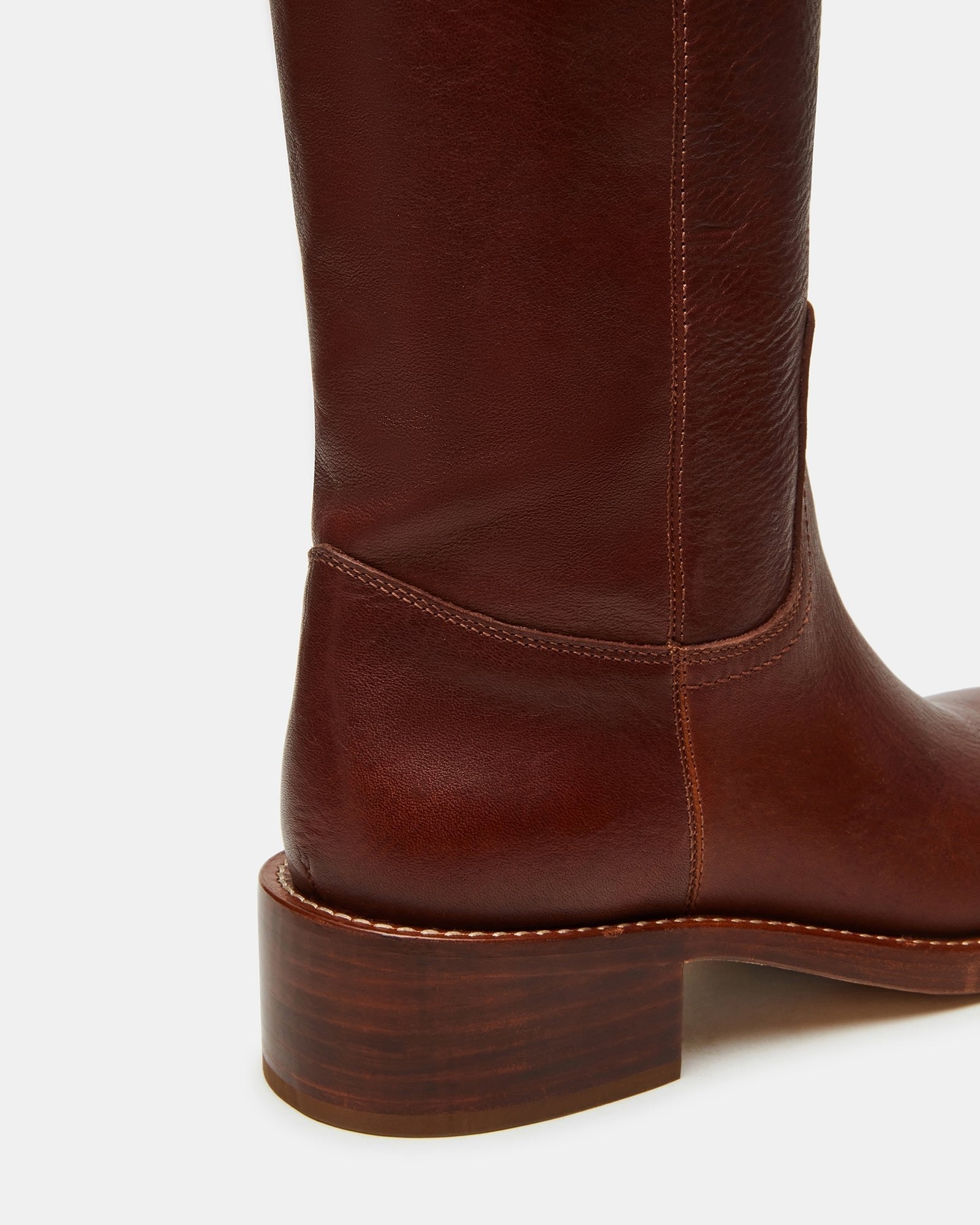 Steve Madden Riggs Leather Boot - Rust - Mainstream Boutique