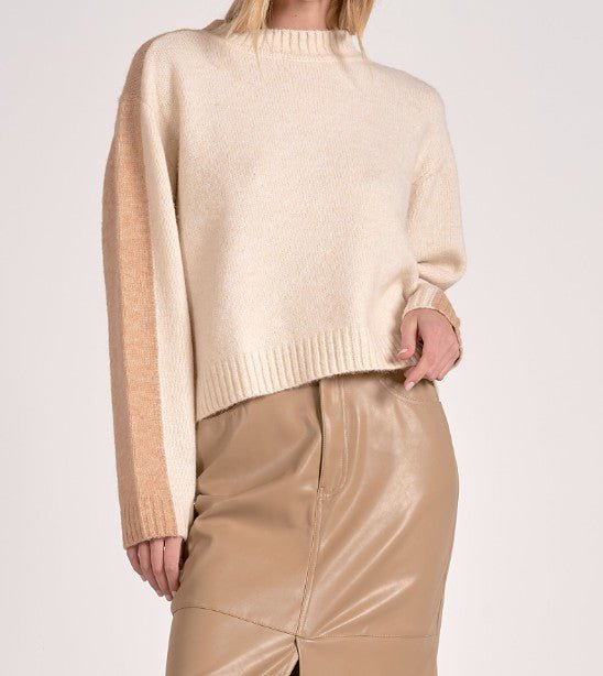 Side Line Chic Sweater - Mainstream Boutique