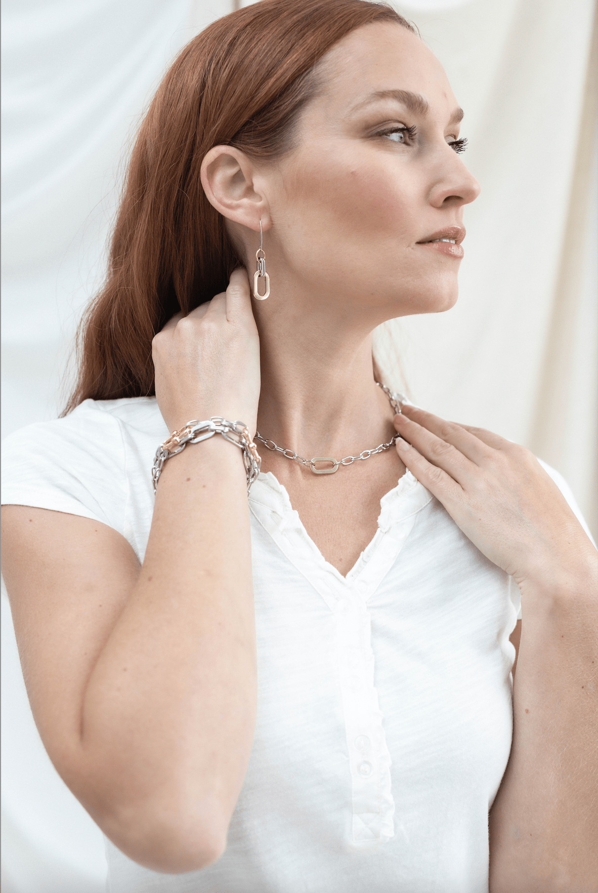 Lux Link Earrings - Mainstream Boutique