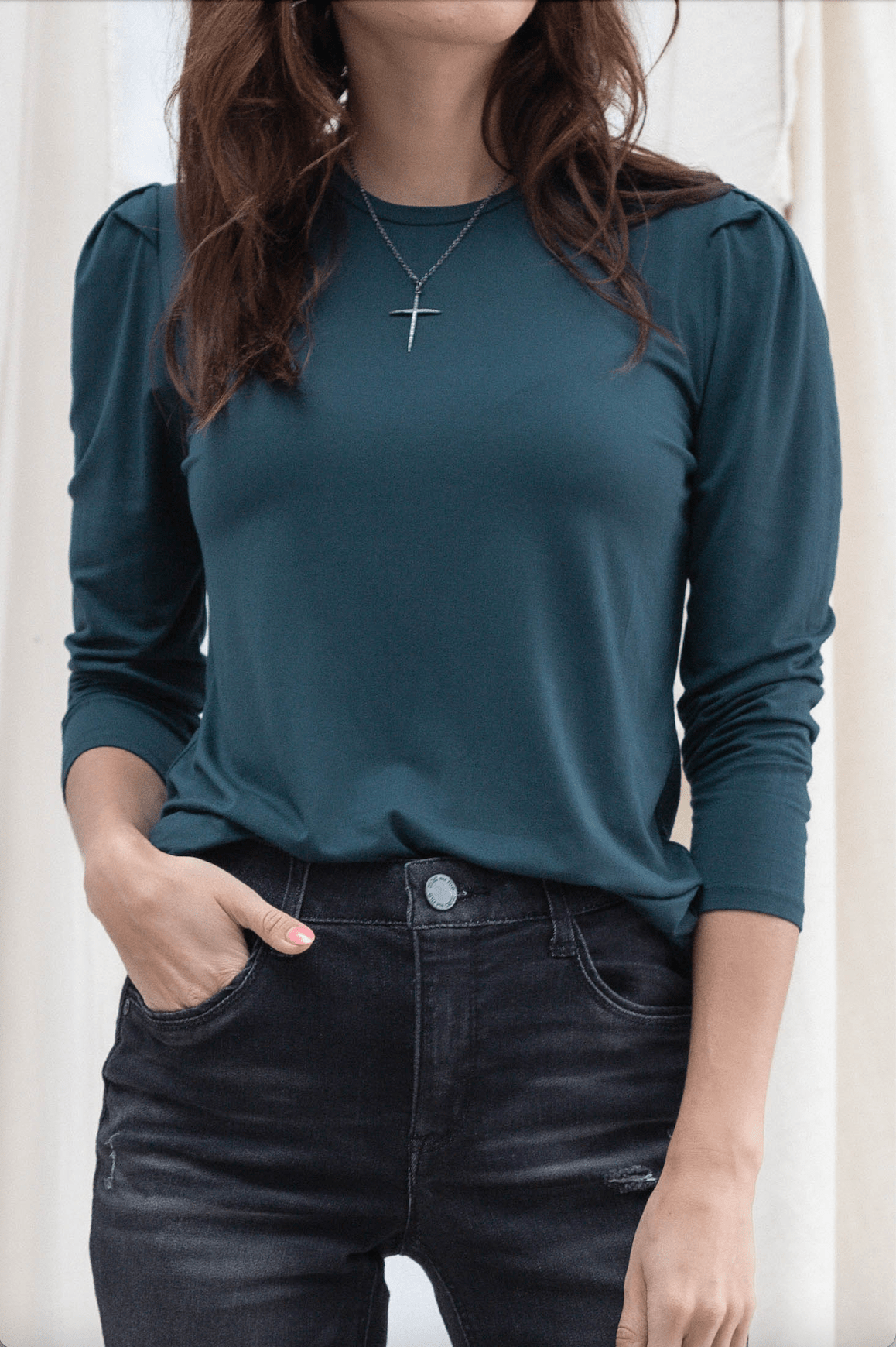 Envelope Sleeve Top - Mainstream Boutique