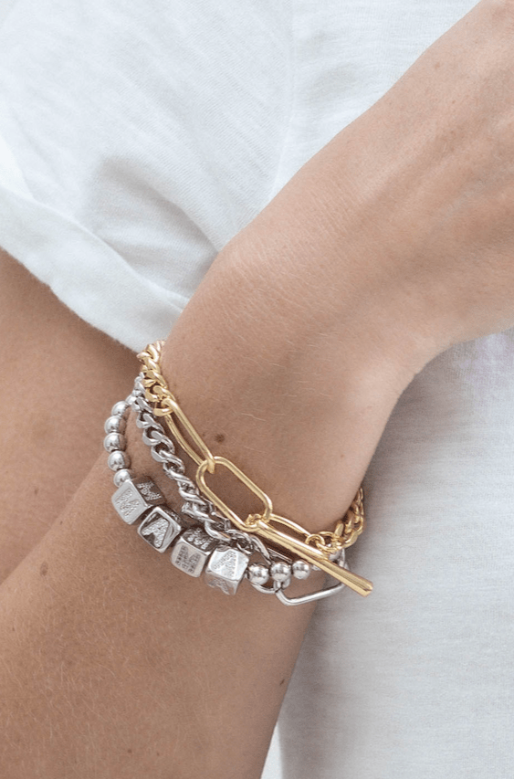 Rectangle Toggle Bracelet - Mainstream Boutique