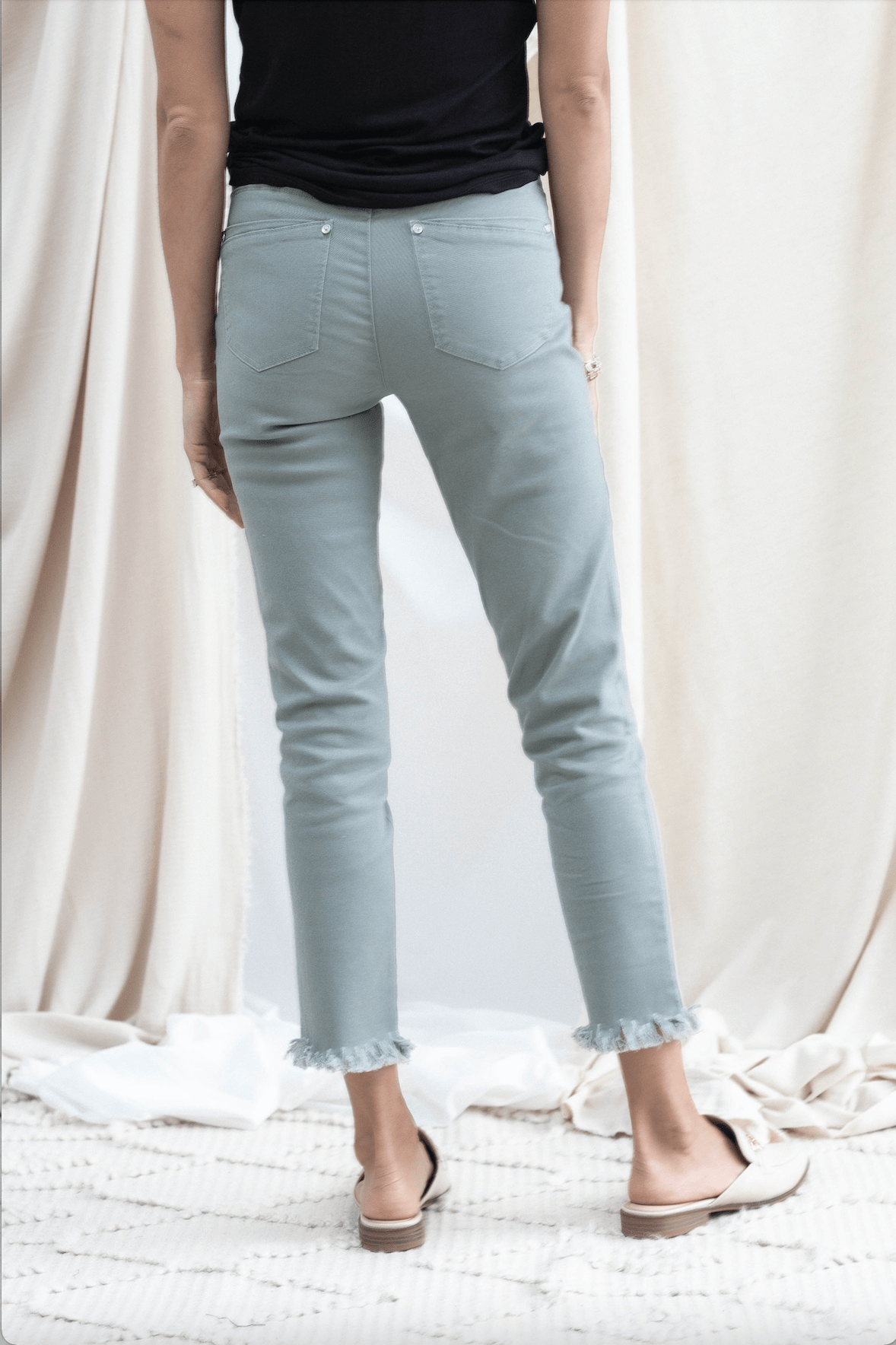 Colored Chewed Hem - Mainstream Boutique
