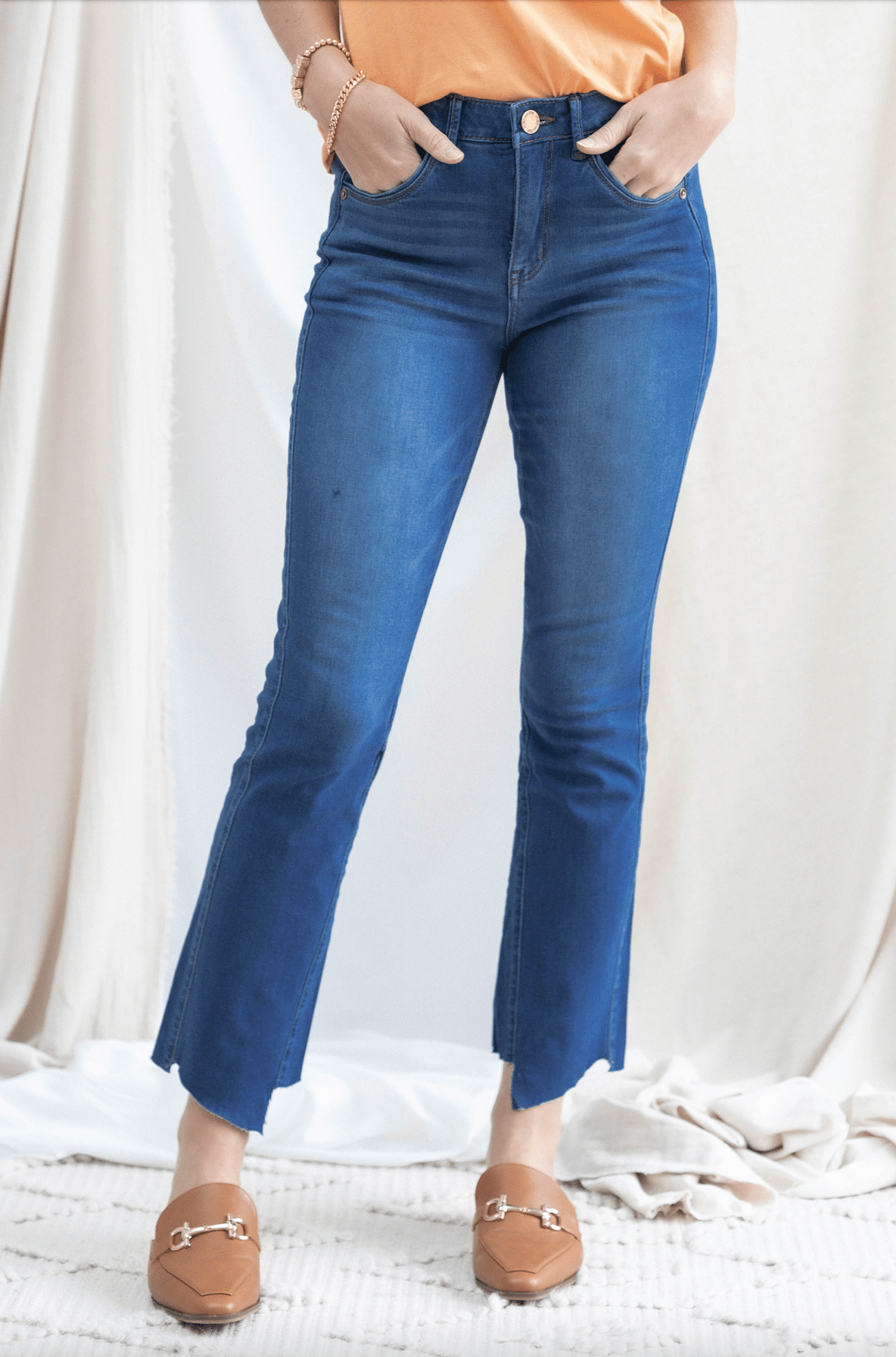 Asymmetrical High Rise W/ Side Panel - Mainstream Boutique