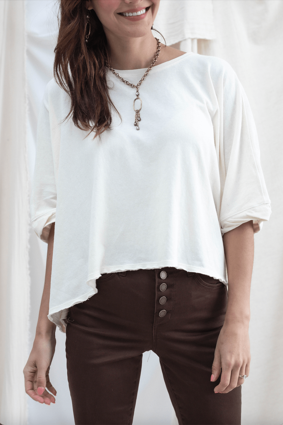 Vintage Swing Tee - Birch - Mainstream Boutique