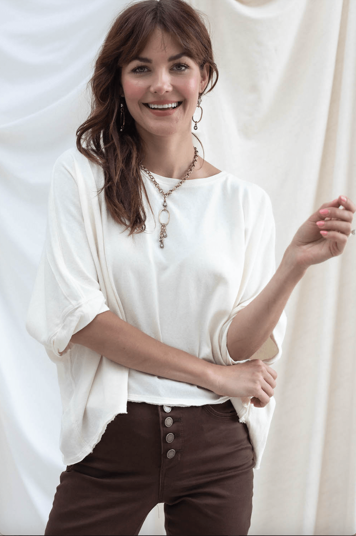 Vintage Swing Tee - Birch - Mainstream Boutique