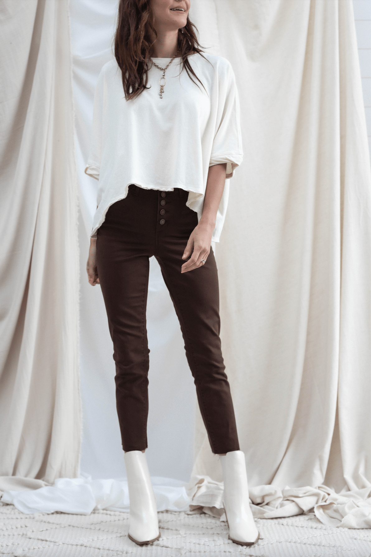 Vintage Swing Tee - Birch - Mainstream Boutique