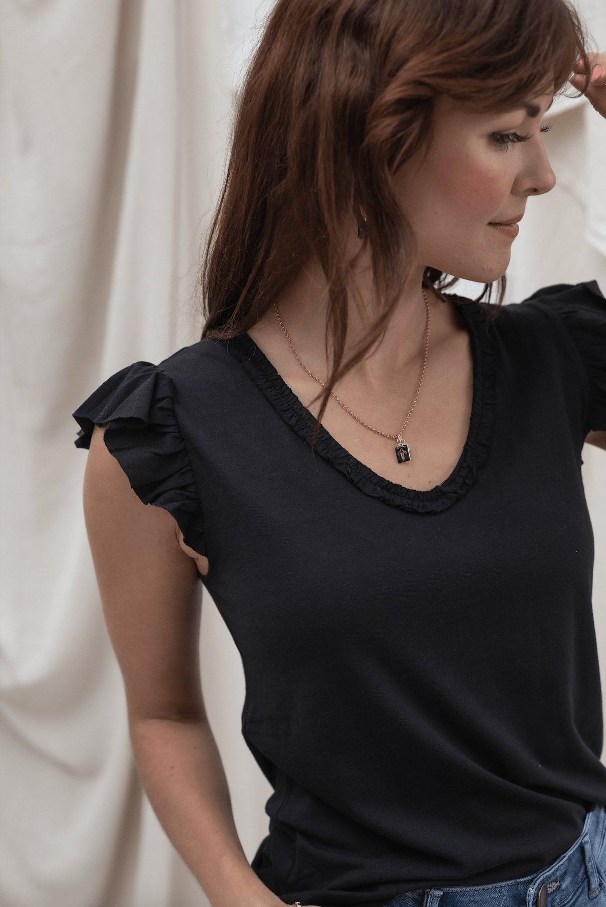 Enamel Cross Necklace - Mainstream Boutique