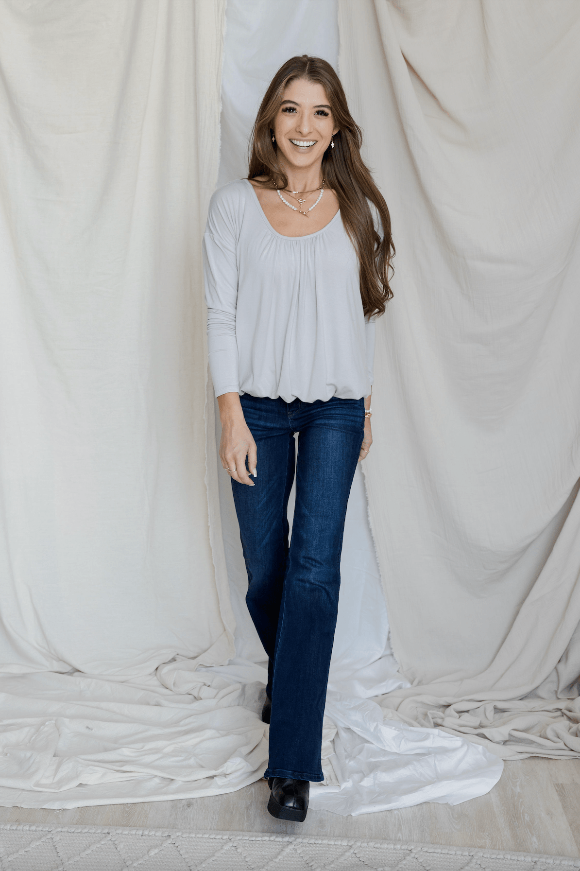 MM Flatter - Me - Crazy Bubble Top - 2 Colors - Mainstream Boutique