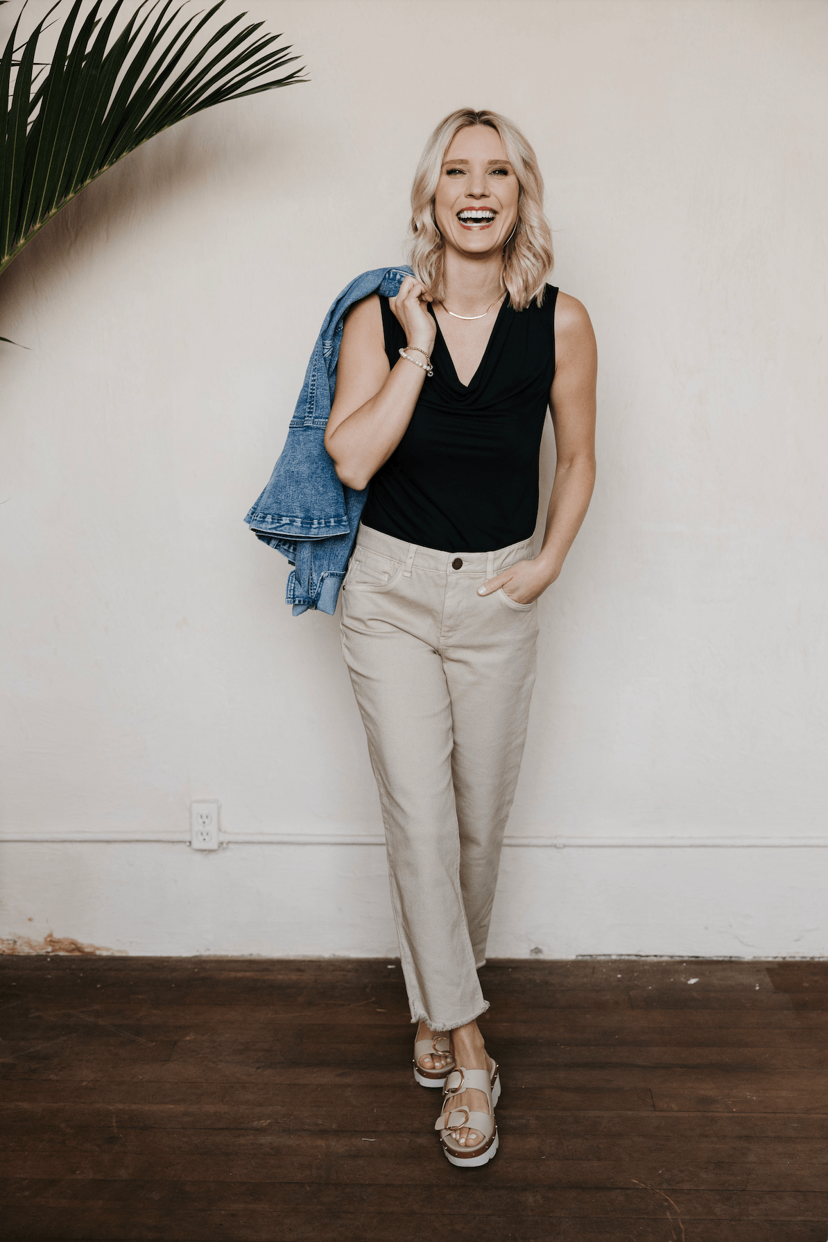 Cowl Neck Sleeveless Top - Black - Mainstream Boutique