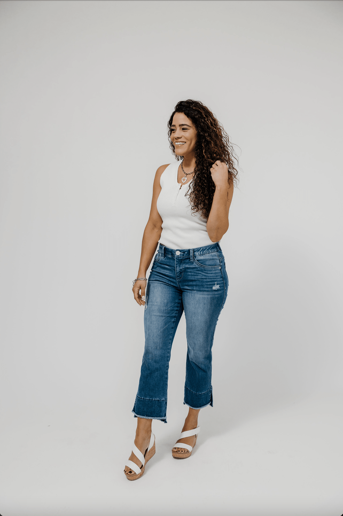 Kick Flare With Frayed Hem - Mainstream Boutique