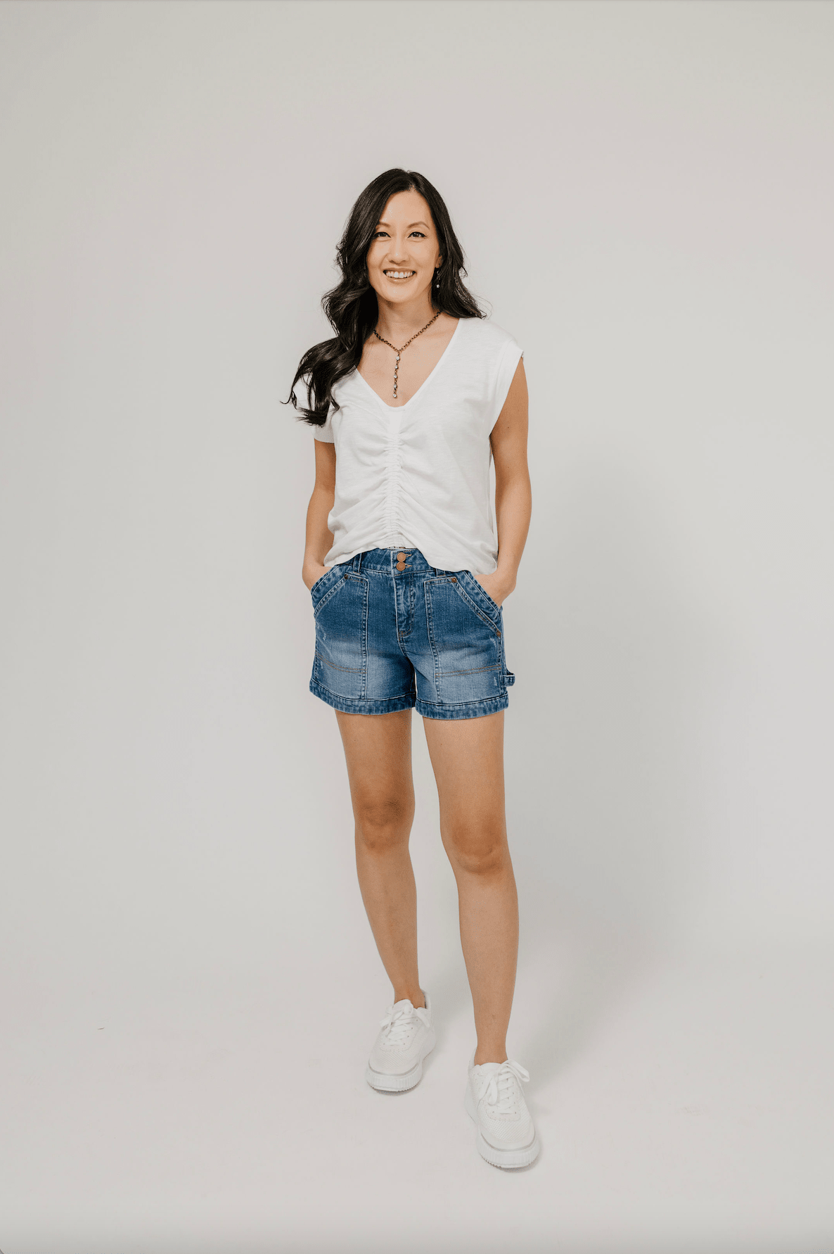 Double Button Carpenter Short - Mainstream Boutique