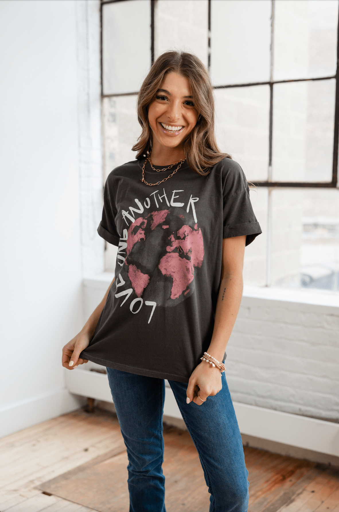 Love One Another Graphic Tee - Mainstream Boutique
