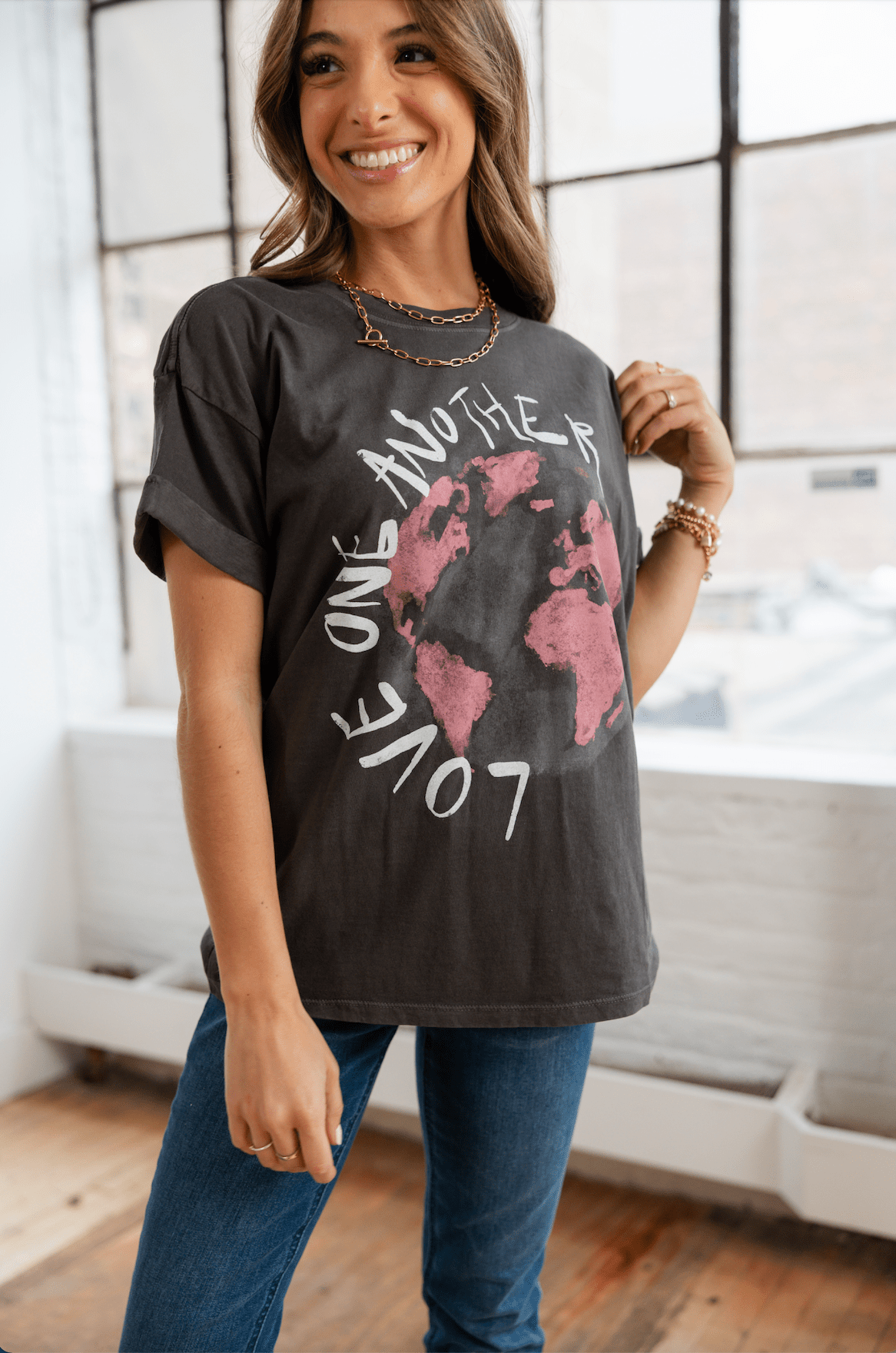 Love One Another Graphic Tee - Mainstream Boutique