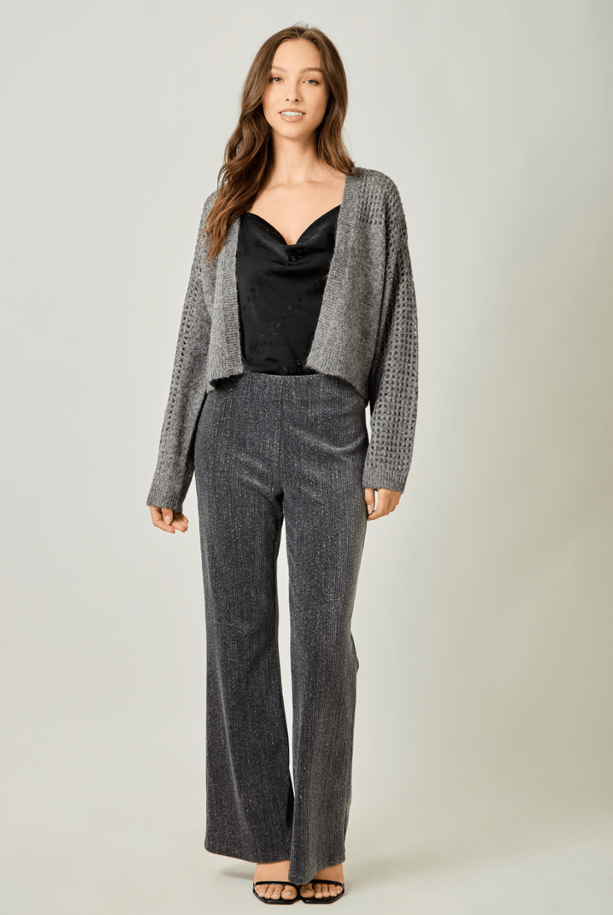 Metallic Sweater Cardigan - Mainstream Boutique