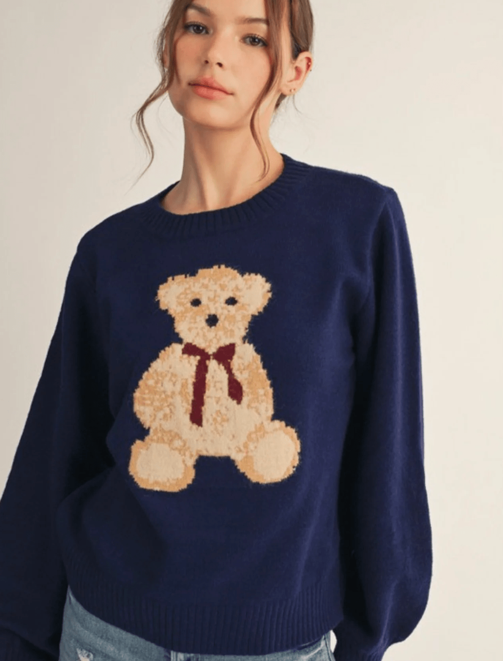 Teddy Bear Sweater - Mainstream Boutique