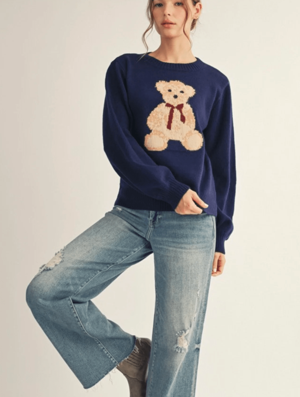 Teddy Bear Sweater - Mainstream Boutique