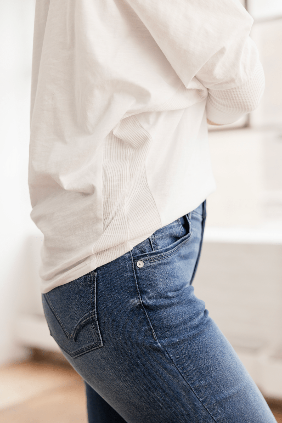 Crop Flare With Grinded Hem - Mainstream Boutique