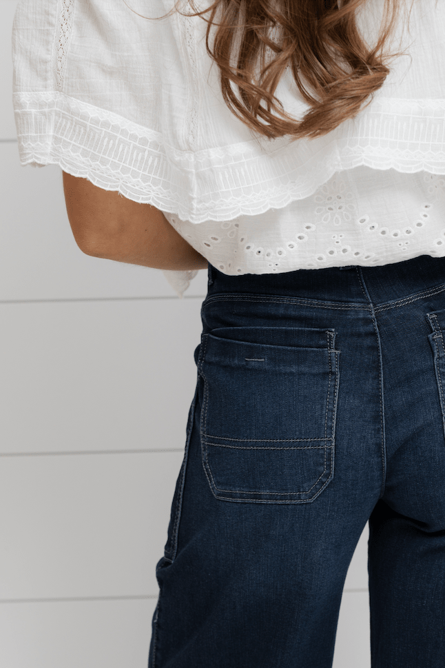 Eyelet Off The Shoulder Eyelet Top - White - Mainstream Boutique