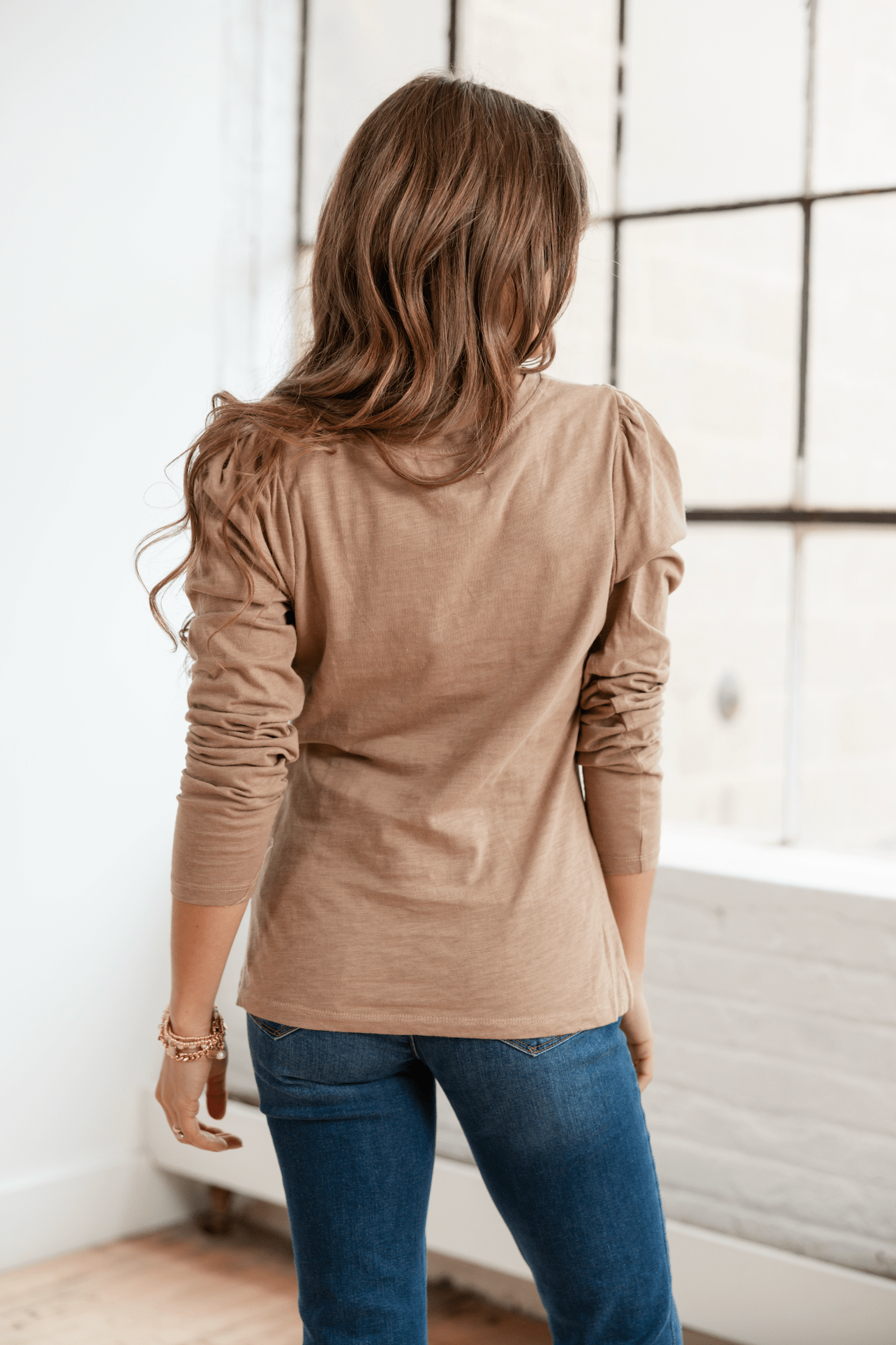 MM Gathered Front Top - 3 Colors - Mainstream Boutique