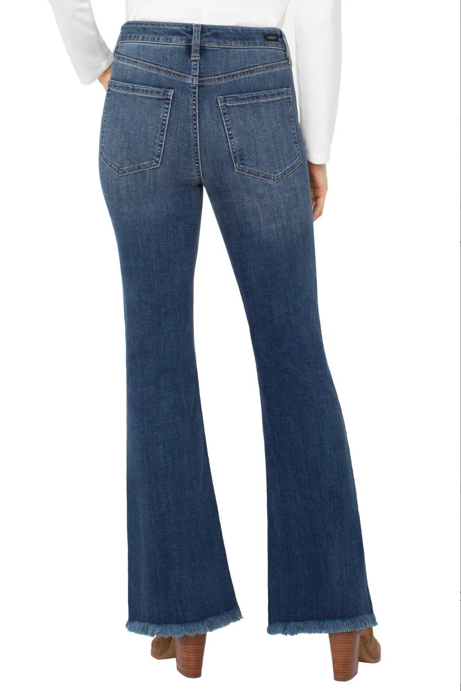 Liverpool Hannah Flare W/ Fray Hem - Mainstream Boutique