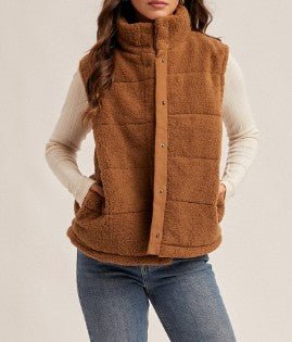 Cinnamon Trail Puffer Vest - Mainstream Boutique