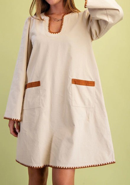Harvest Stitch Dress - Mainstream Boutique