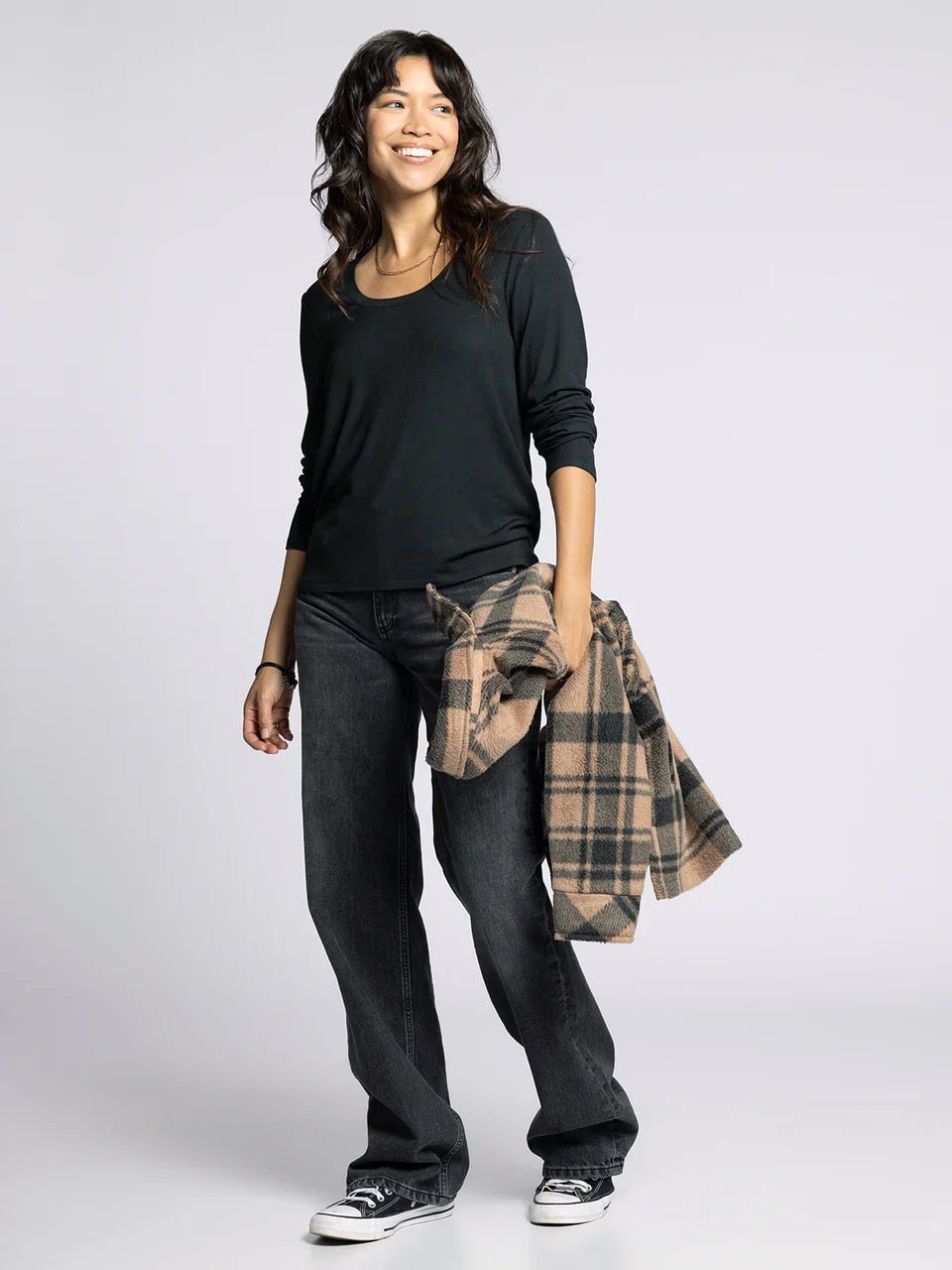 Thread & Supply Lauren Top - Black - Mainstream Boutique