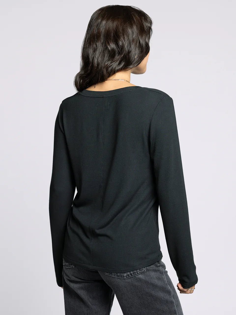 Thread & Supply Lauren Top - Black - Mainstream Boutique