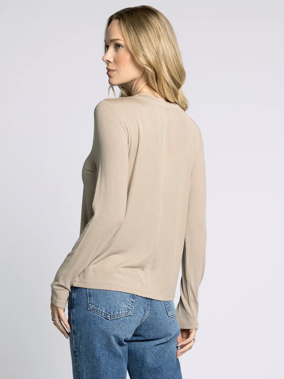 Thread & Supply Lauren Top - Taupe - Mainstream Boutique