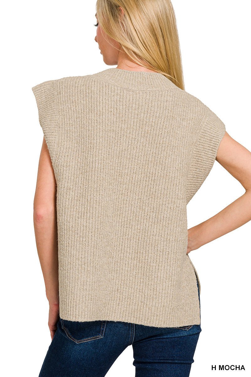 Oversized Sweater Vest - Mainstream Boutique