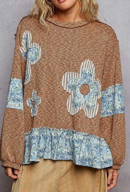 Meadow Bloom Patchwork Top - Mainstream Boutique