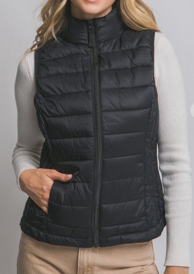 Skyline Packable Puffer Vest” - Mainstream Boutique